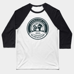 Hurricane Ian Survivor Baseball T-Shirt